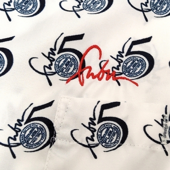 Fubu shirt button front white and blue Size: XXL - Picture 4 of 7